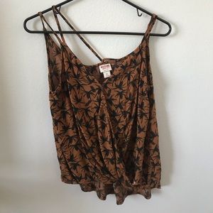 Brownish Orange Tank Top